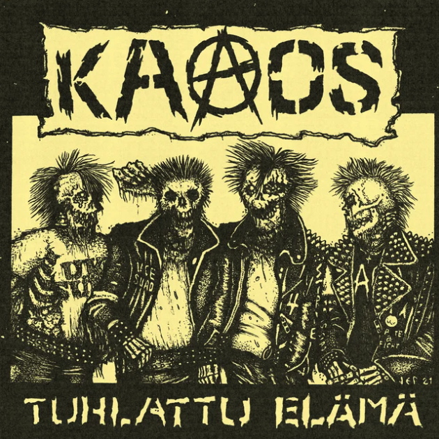Kaaos - Tuhlattu Elämä, Live 1981. 12"