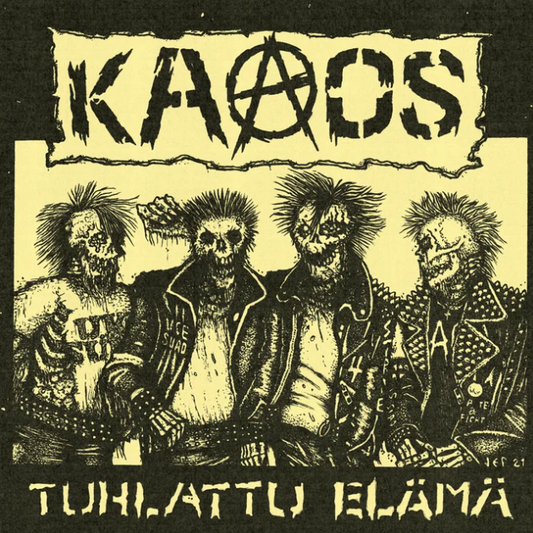 Kaaos - Tuhlattu Elämä, Live 1981. 12"
